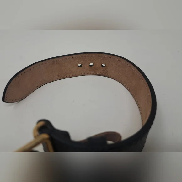 Gucci Marmont Double G Wrap Bracelet Cuff Pebbled Leather Italy Adjustable - Picture 14 of 16